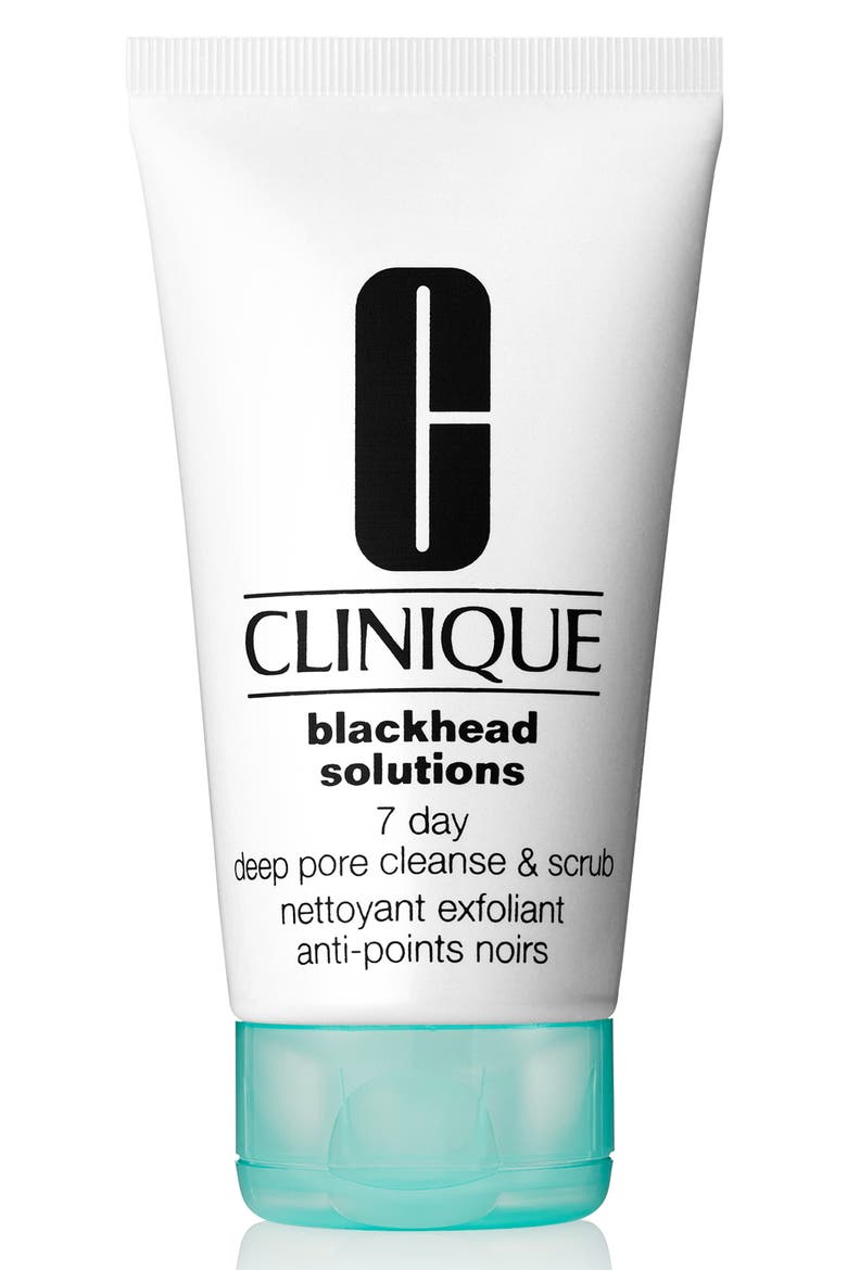 Blackhead Solutions 7 Day Deep Pore Cleanser & Face Scrub, Main, color, NO COLOR