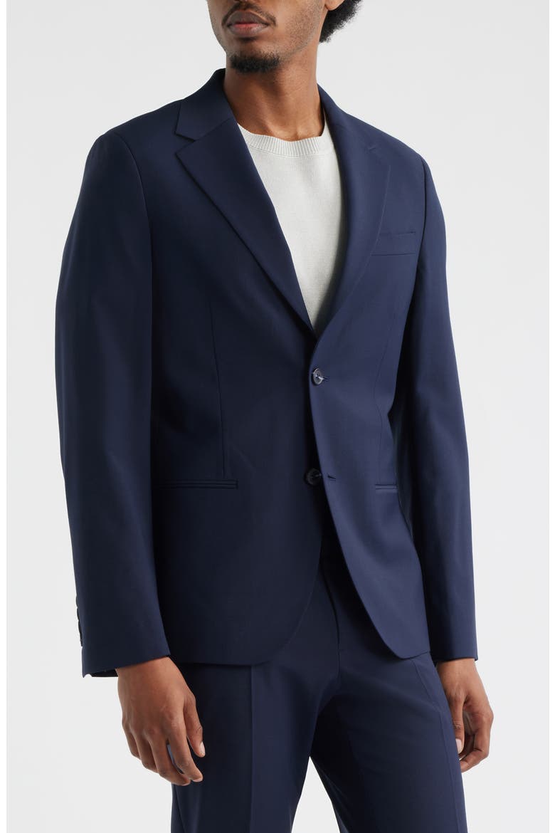 Skinny Fit Black Suit Jacket, Alternate, color, NAVY SEABORNE