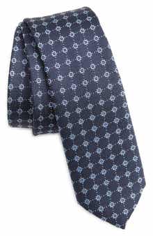 BOSS Geo Jacquard Silk Blend Tie
