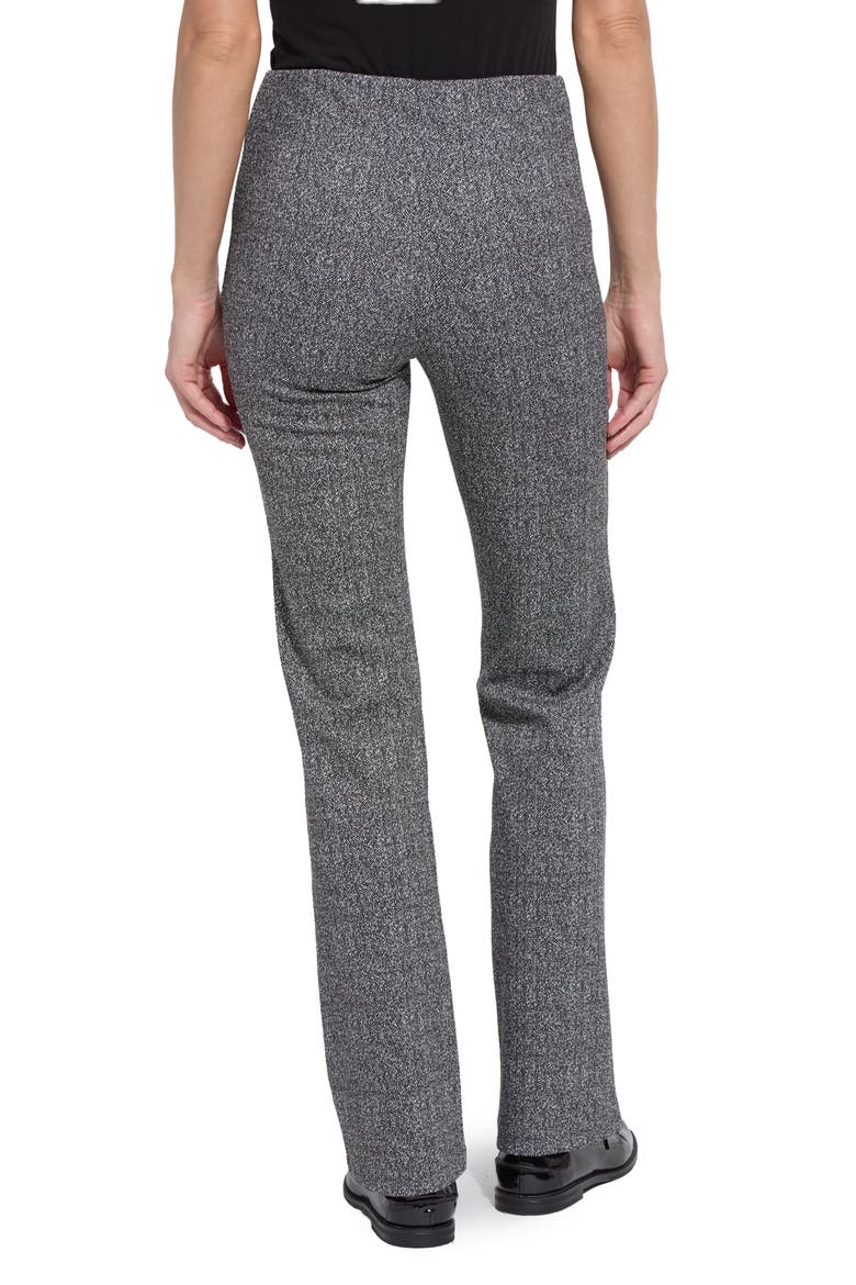 Lyssé Houndstooth Jacquard Flare Leggings, Alternate, color, SMOKE SLT
