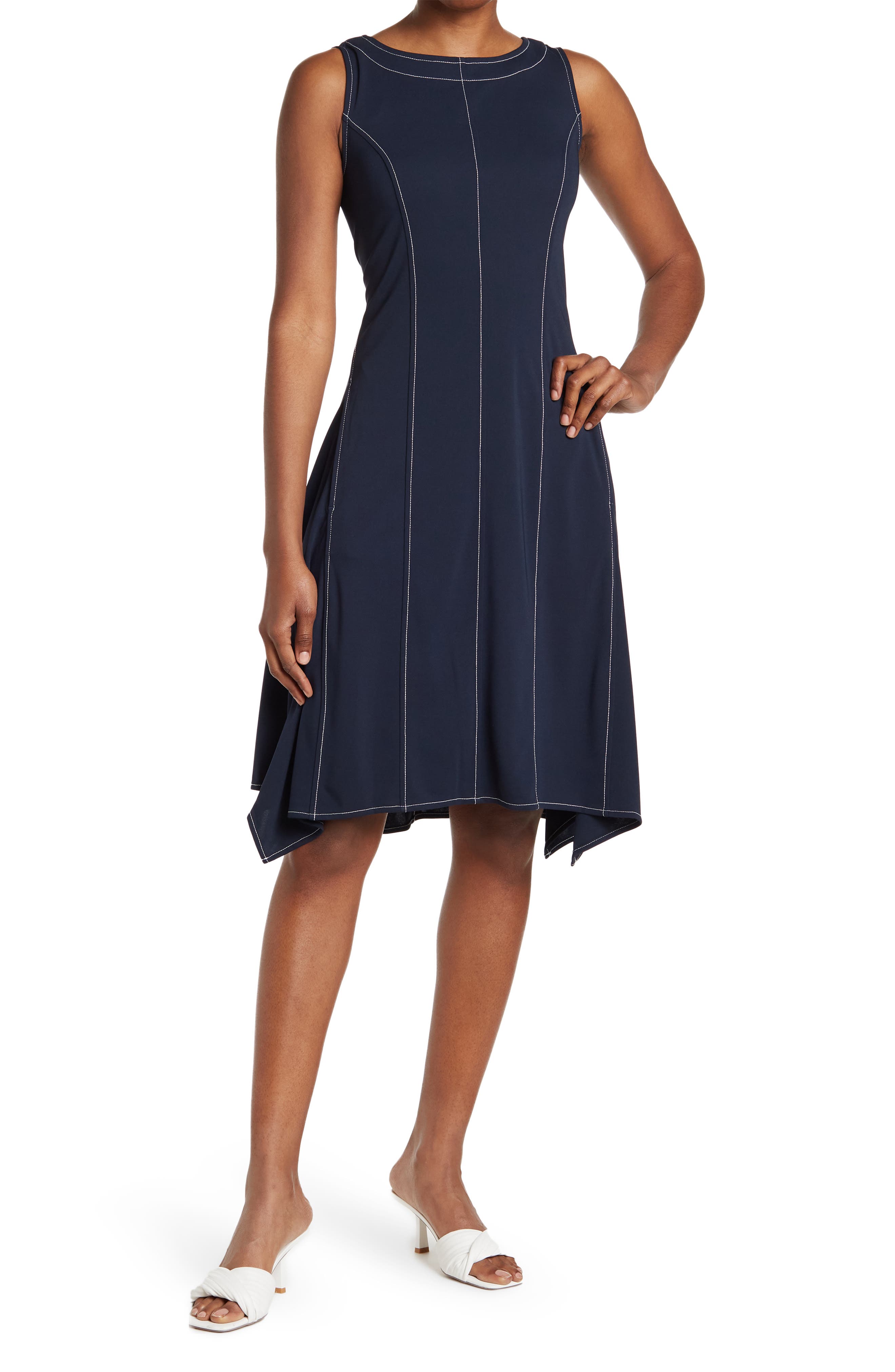Donna Karan New York Donna Karan Boat Neck Sport Blouse (Women ...