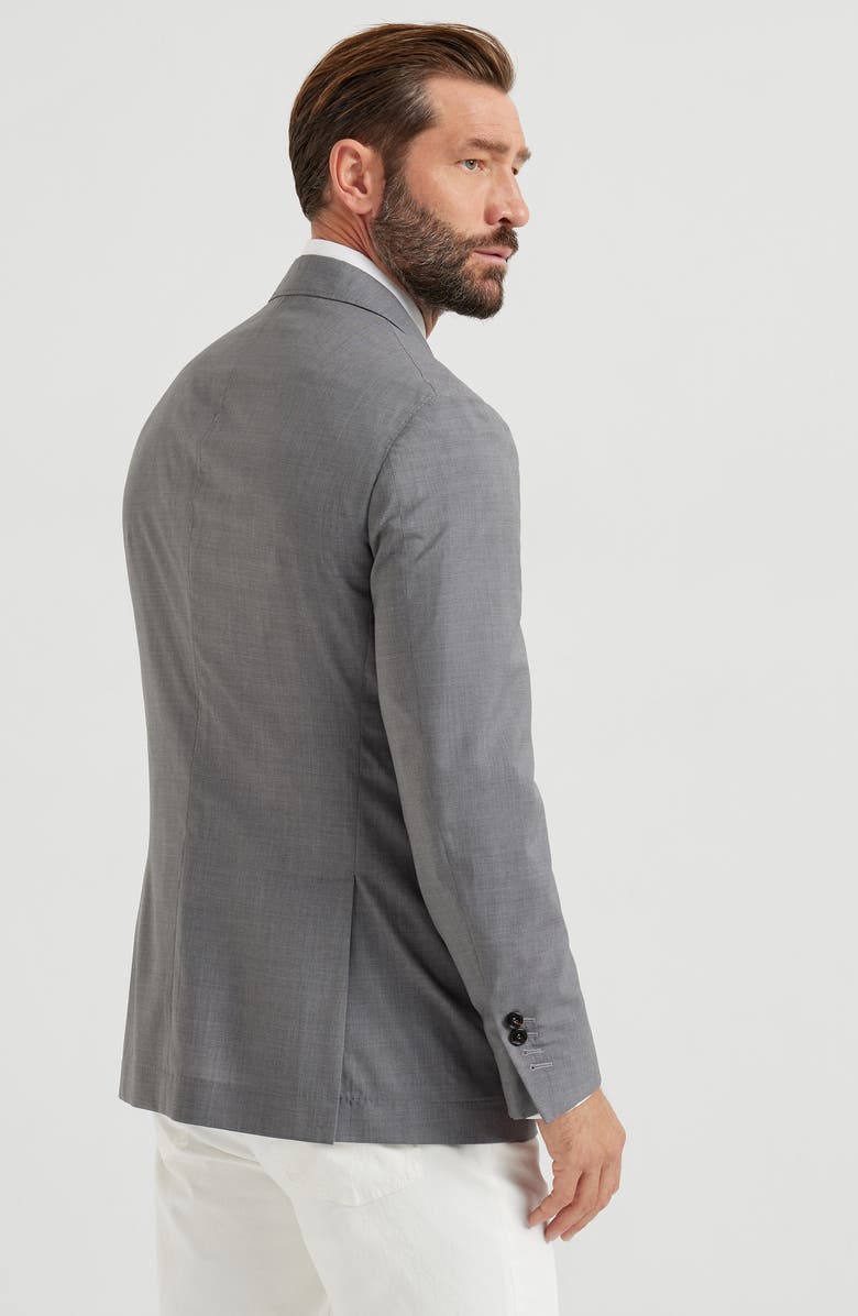 Brunello Cucinelli Deconstructed blazer, Alternate, color, Grey