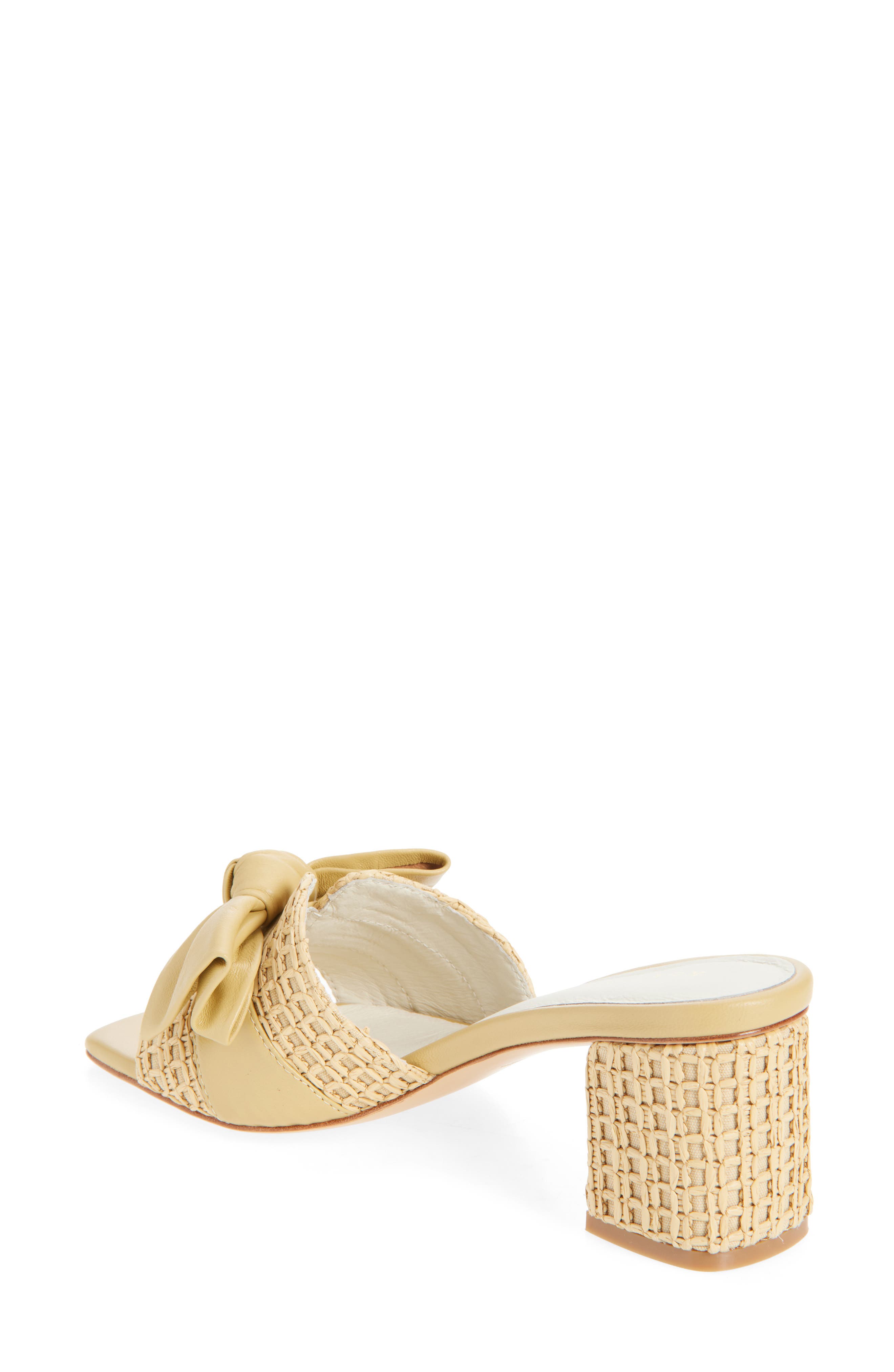KOKO + PALENKI Sidrah Slide Sandal, Alternate, color, Natural Raffia