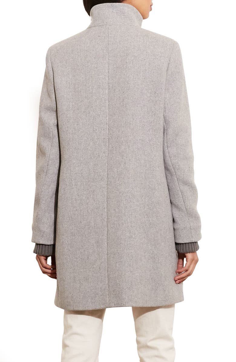 Lauren Ralph Lauren Funnel Neck Wool Coat, Alternate, color,