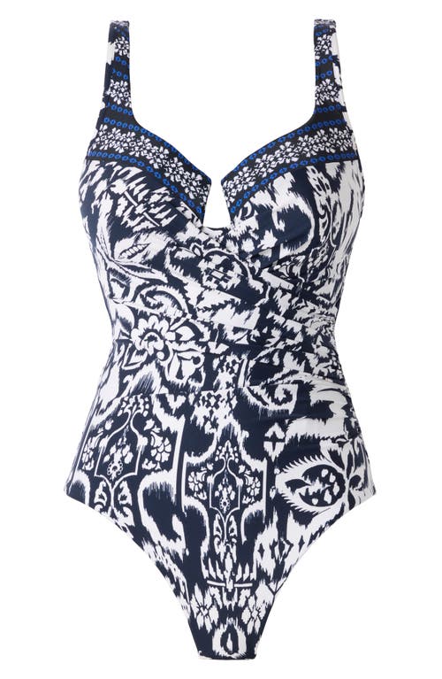 MIRACLESUIT MIRACLESUIT® TALAVERA ESCAPE MIXED PRINT ONE-PIECE SWIMSUIT