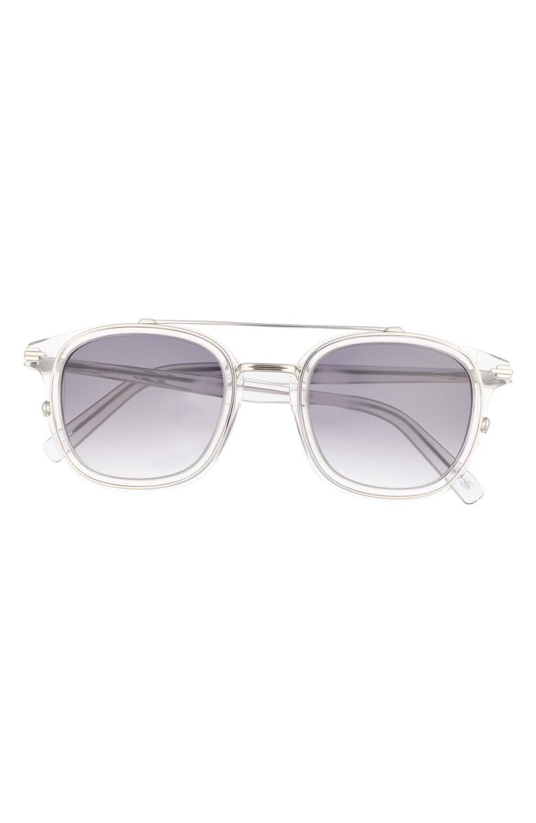 DIOR 'DiorBlackSuit S14I 49mm Square Sunglasses, Main, color, Grey/ Other / Gradient Smoke