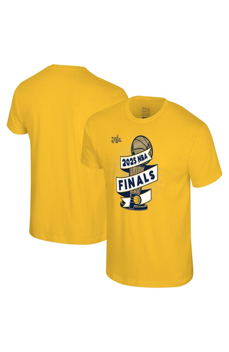 Stadium Essentials Unisex Stadium Essentials  Gold Indiana Pacers 2025 NBA Finals Clutch T-Shirt, Main, color, 