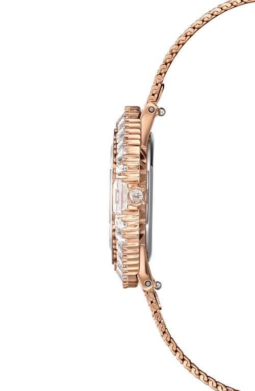 Swarovski Matrix Octagon Mesh Strap Watch, 30mm X 25mm In Gold