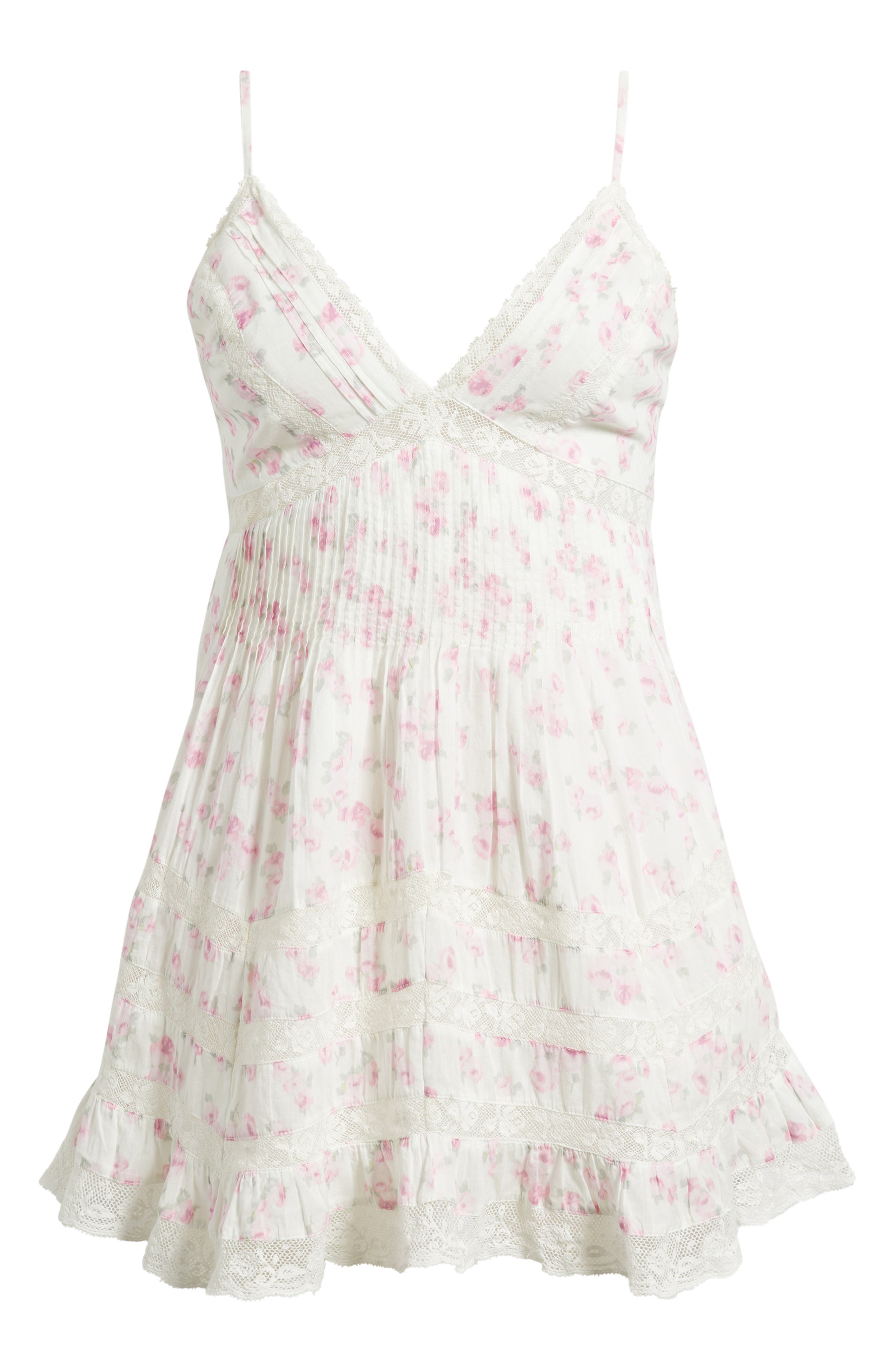 alonna cotton floral mini dress Alonna Blooming Floral Mini Dress Rustic Orchid / S