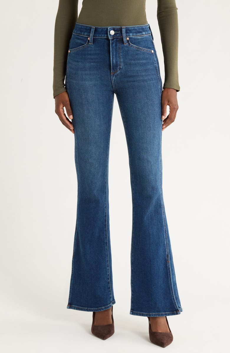 PAIGE Laurel Canyon High Waist Bootcut Jeans, Main, color, Desolate