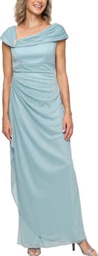 Alex Evenings Embellished L-Neck Gown