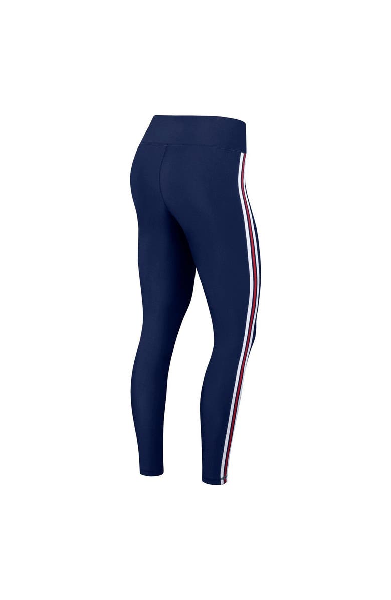 WEAR by Erin Andrews Women's WEAR by Erin Andrews Navy New England Patriots Color Block Leggings, Alternate, color, 