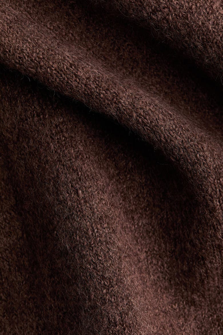Long Cardigan, Alternate, color, Dark taupe