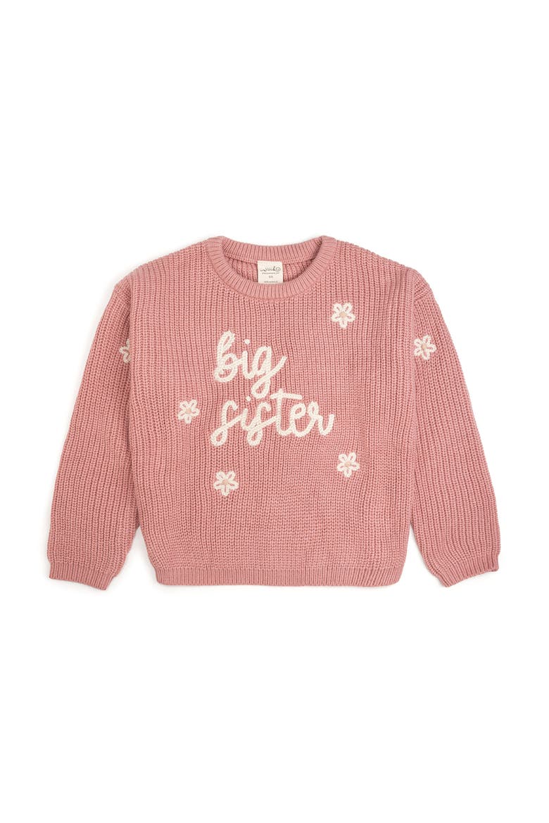 Big Sister Knit Sweater, Main, color, Mauve