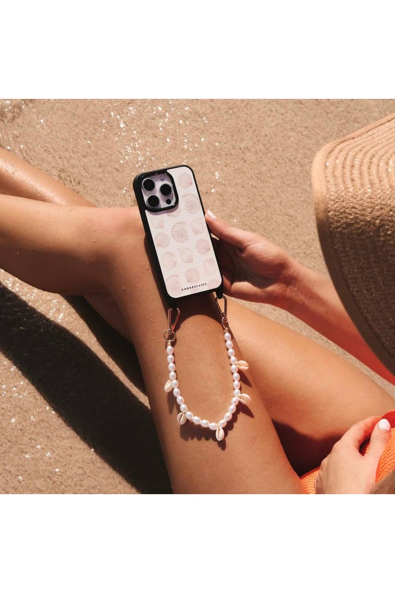 Pearl Paradise Phone Chain Set, Alternate, color, Beige