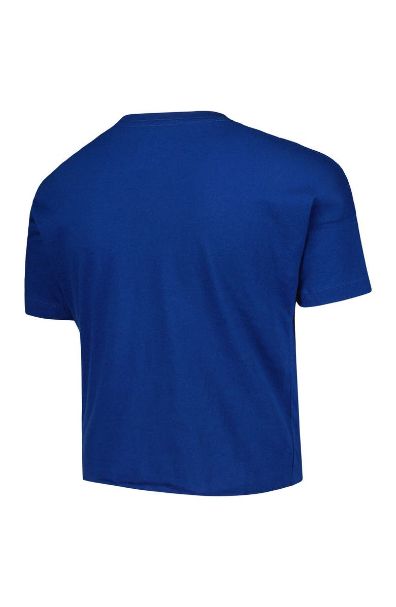 New Era Girls Youth New Era Royal New York Mets Team Half Sleeve T-Shirt, Alternate, color, 