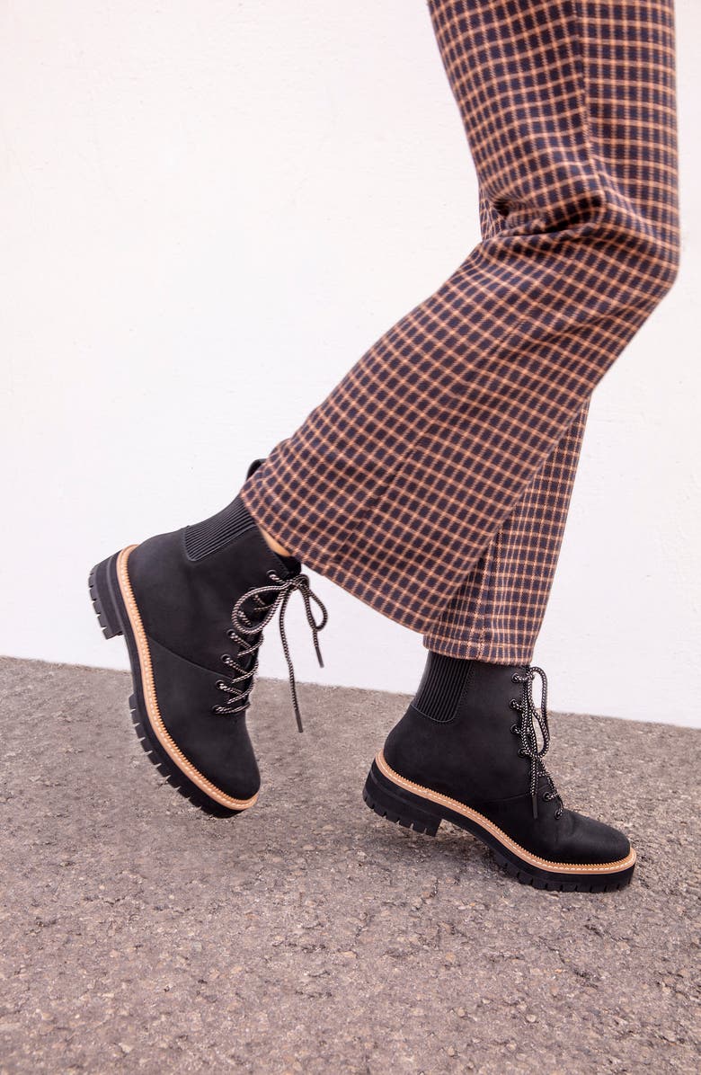 TOMS Leather Frankie Boot, Alternate, color,