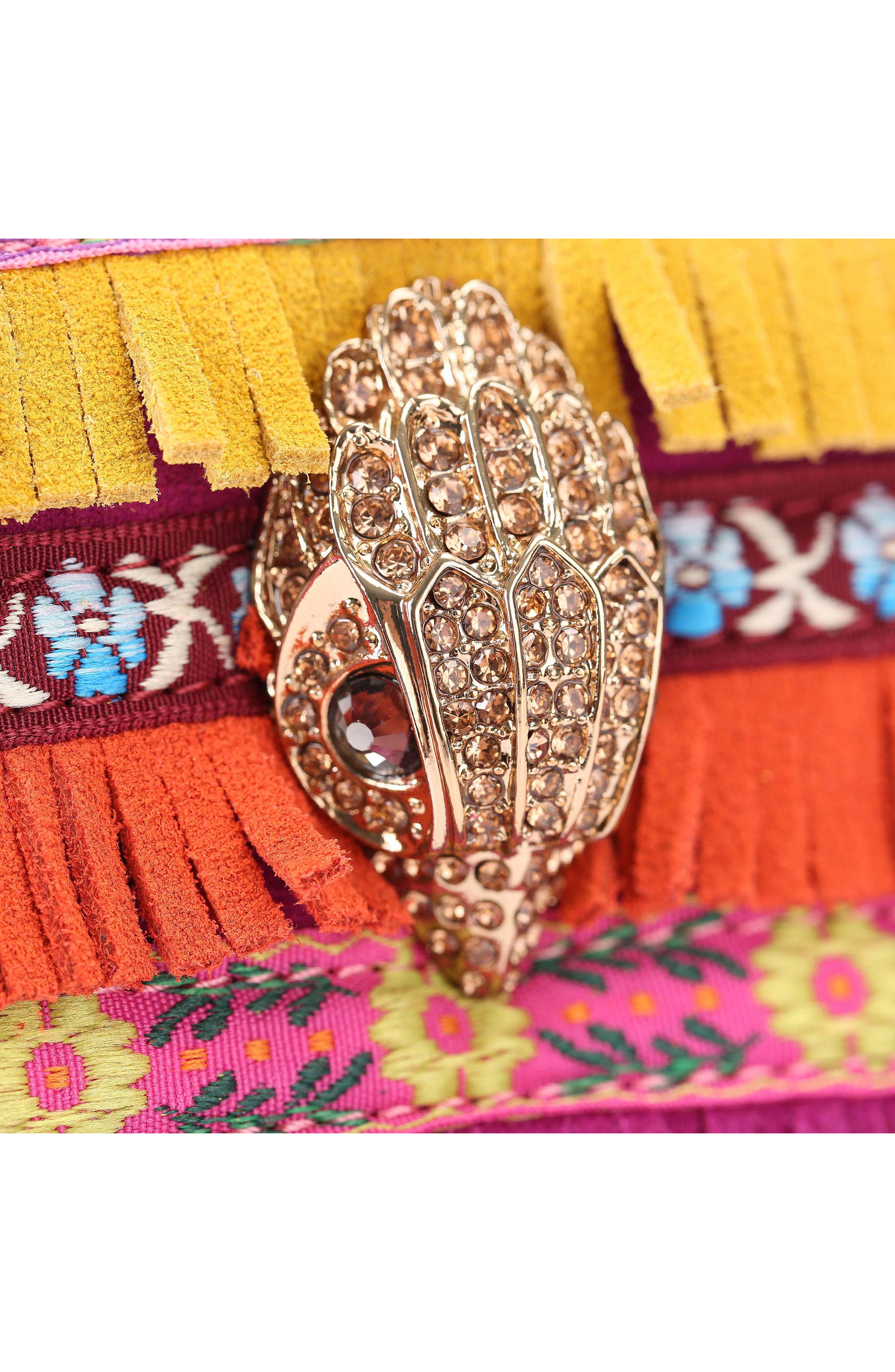 Kurt Geiger London Mini Kensington Tote, Alternate, color, Purple Multi