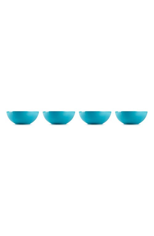 Le Creuset Vancouver Set Of 4 Soup Bowls In Caribbean