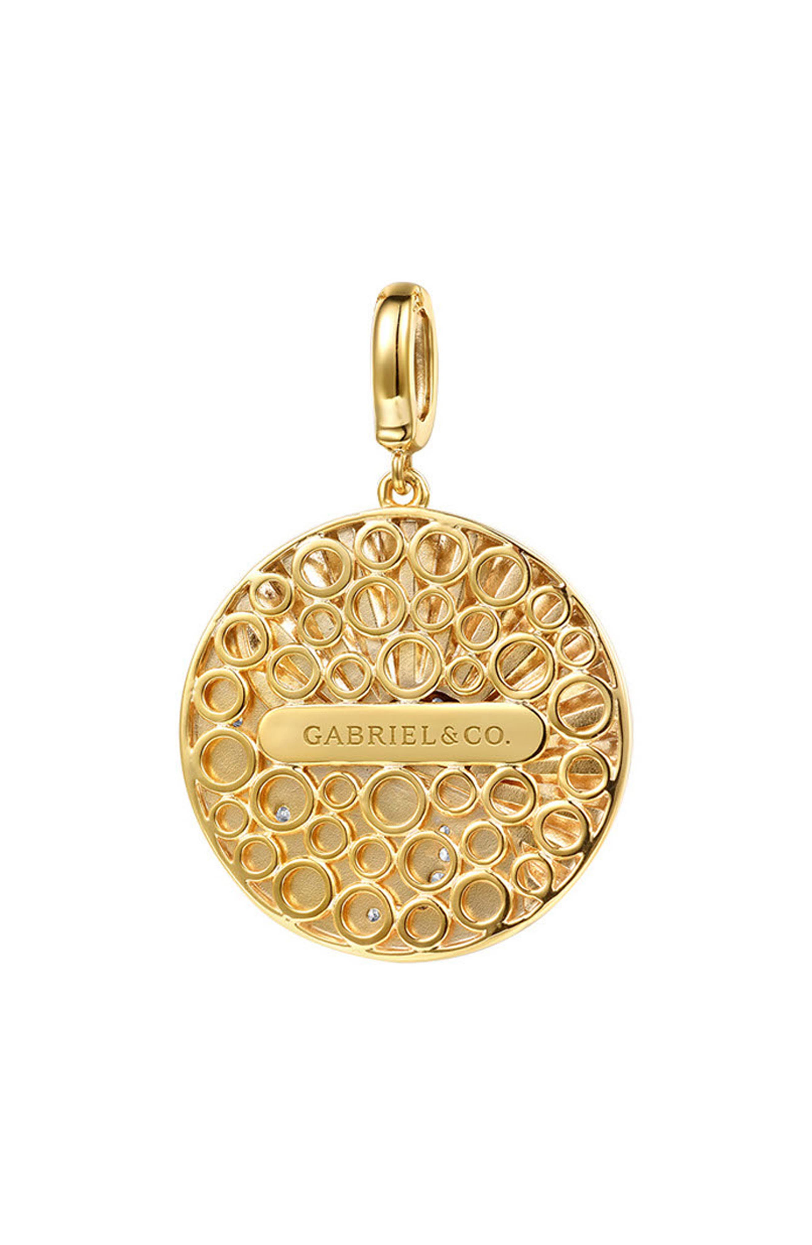 Женские брелоки Gabriel & Co. Sun & Moon Diamond Charm — фото 3