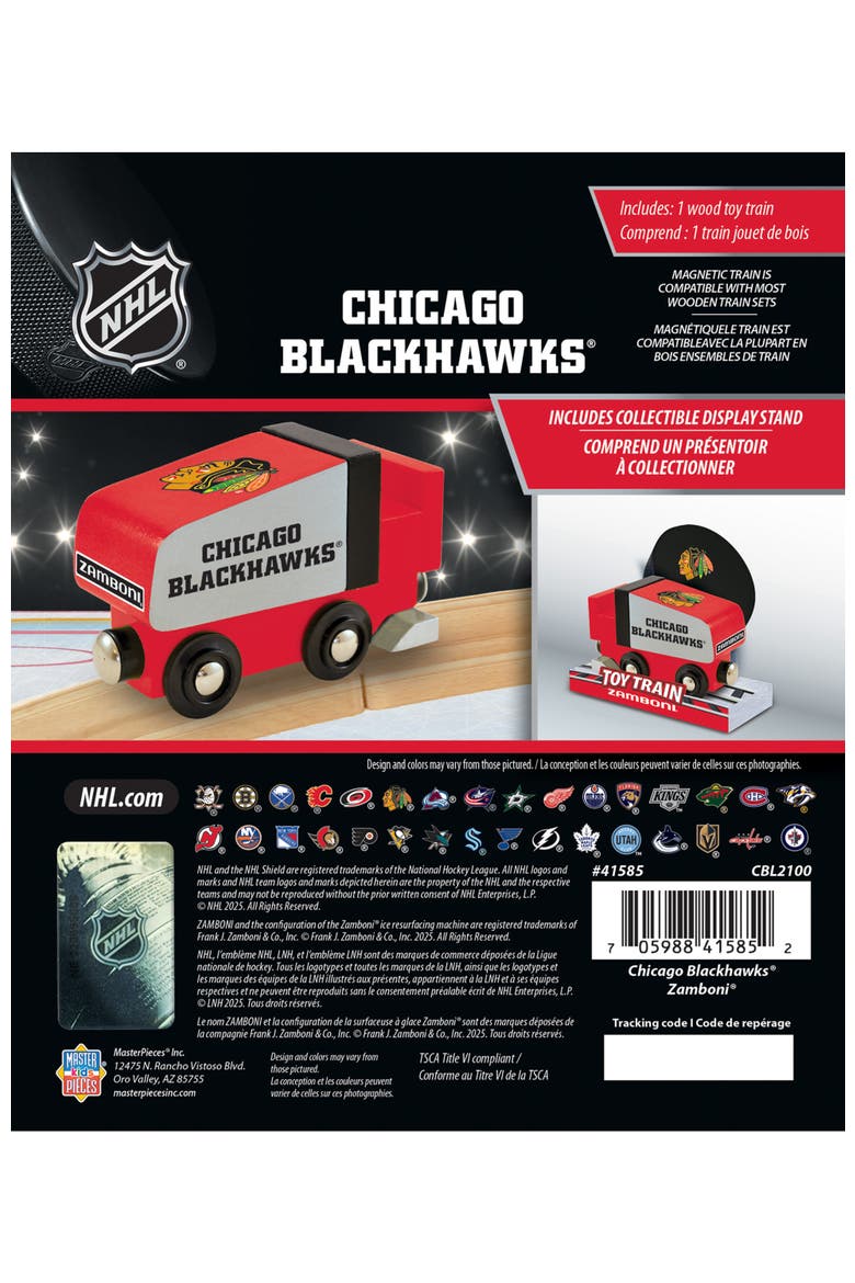 Chicago Blackhawks Zamboni Train Engine, Alternate, color, Multicolor
