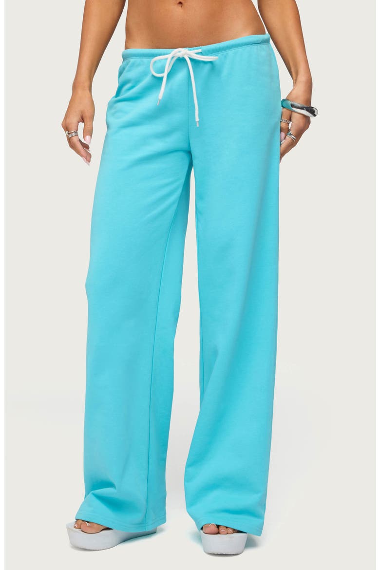 Callista Straight Leg Sweatpants, Main, color, TURQUOISE
