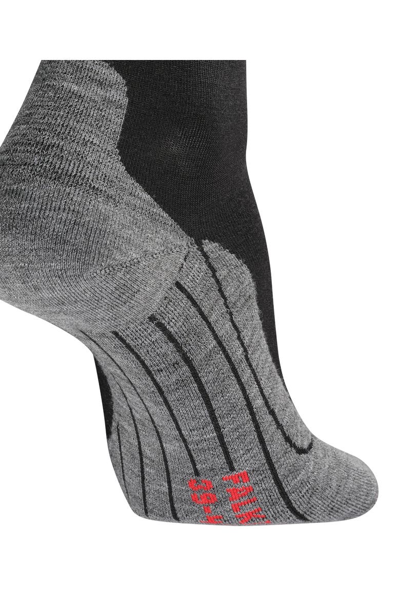 RU4 Endurance Wool Running Socks, Alternate, color, Black-Mix