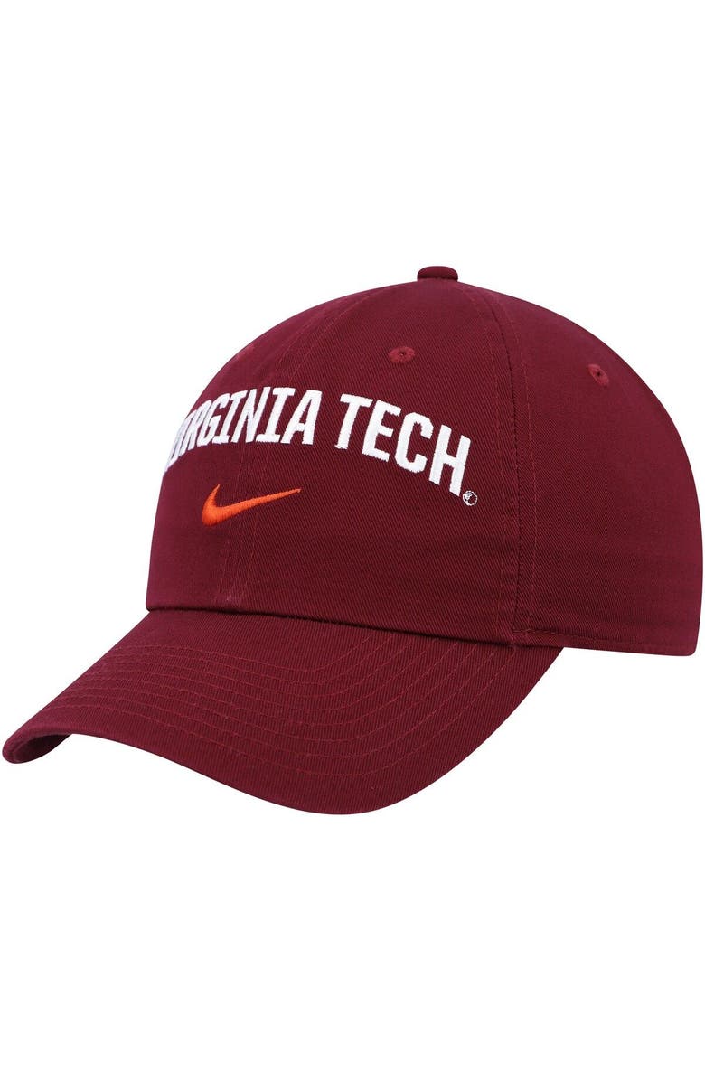 Nike Men's Nike Maroon Virginia Tech Hokies Heritage86 Arch Performance Adjustable Hat, Main, color, 