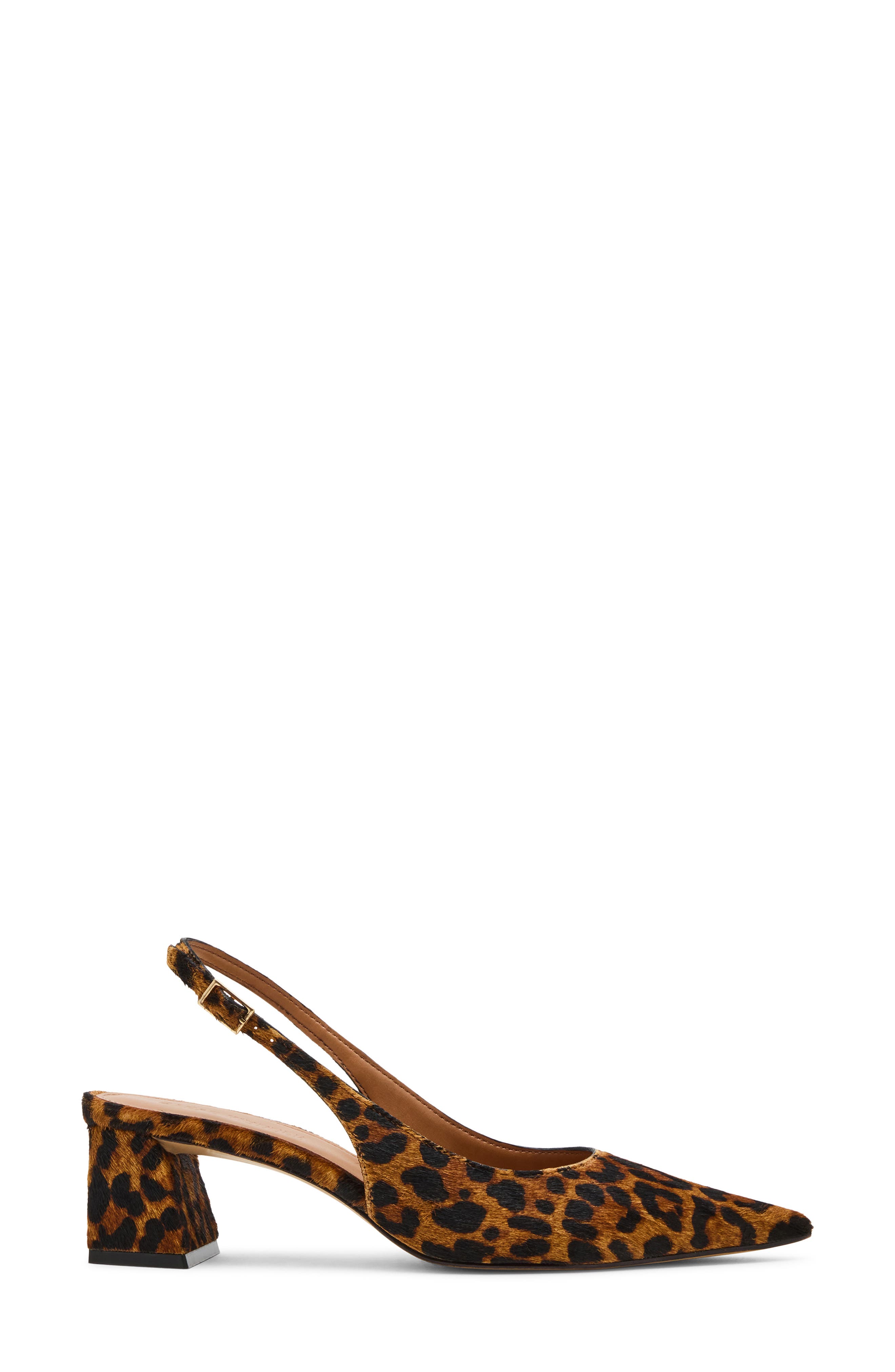 Steve Madden Robyn Pointed Toe Slingback Pump, Alternate, color, Leopard