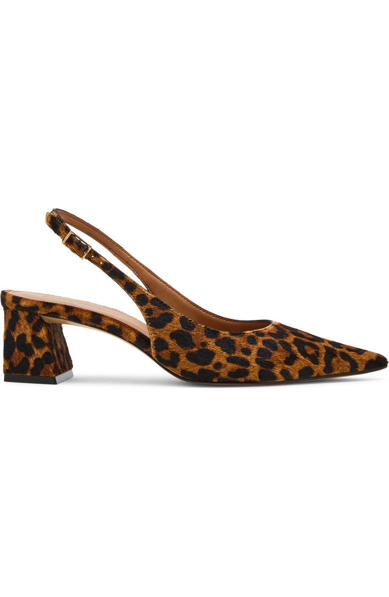 Steve Madden Robyn Pointed Toe Slingback Pump, Alternate, color, Leopard