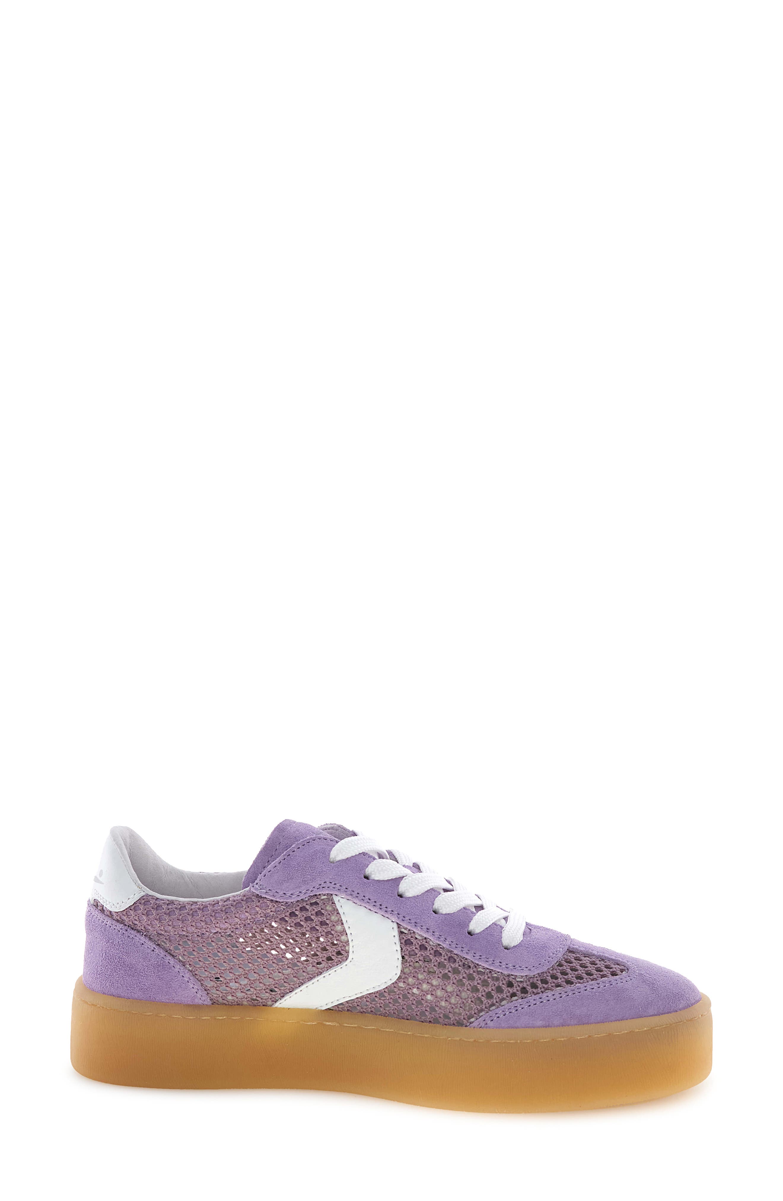 Voile Blanche Mind Perforated Mesh Platform Sneaker, Alternate, color, Lavanda