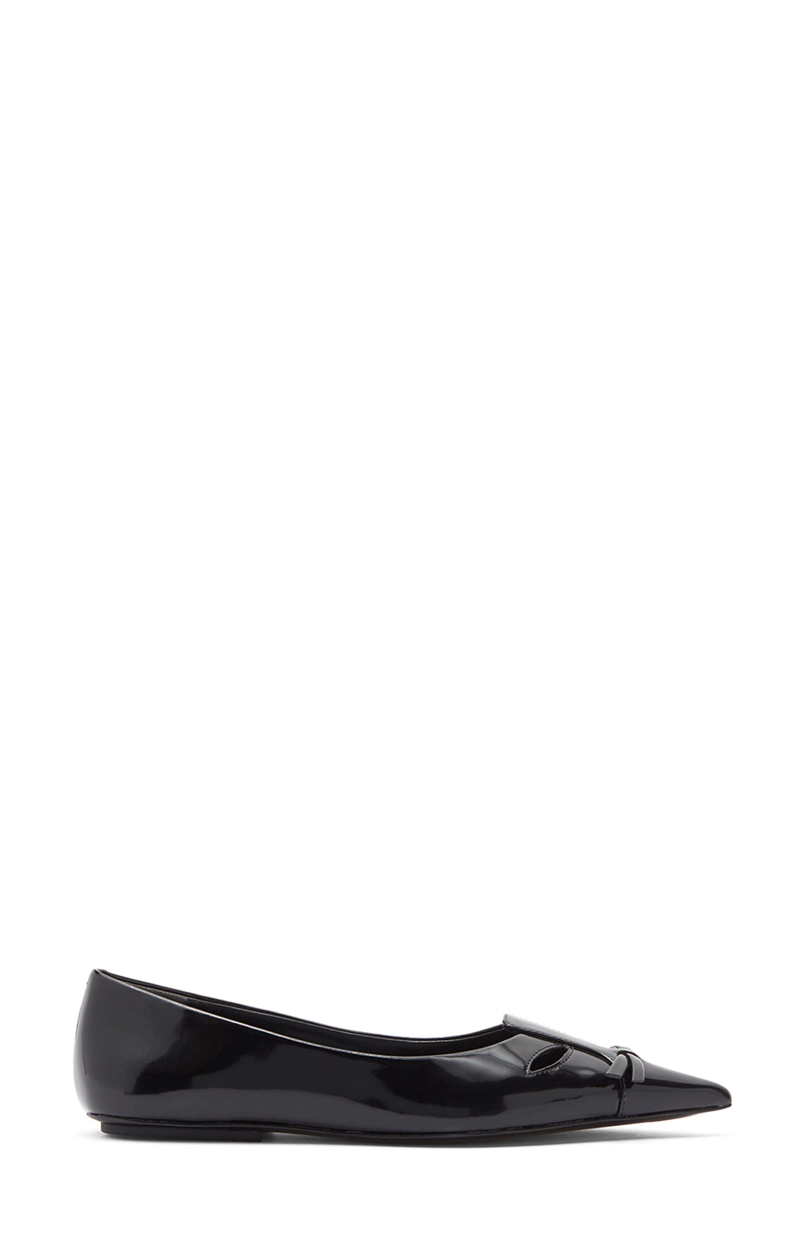 The Kiki Ballet Flat, Alternate, color, BLACK