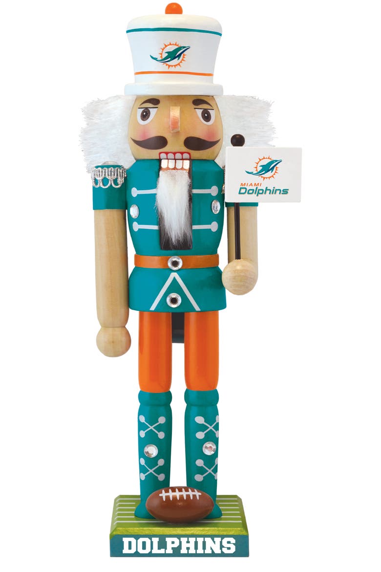 Miami Dolphins Collectible Nutcracker, Main, color, Multicolor