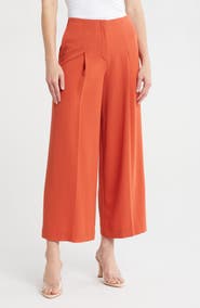 Theory Pleated Wide Leg Pants