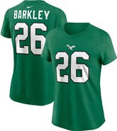 Nike Women's Nike Saquon Barkley Kelly Green Philadelphia Eagles Player Name & Number T-Shirt