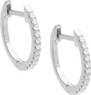 BY ADINA EDEN Pavé Dainty Huggie Earring