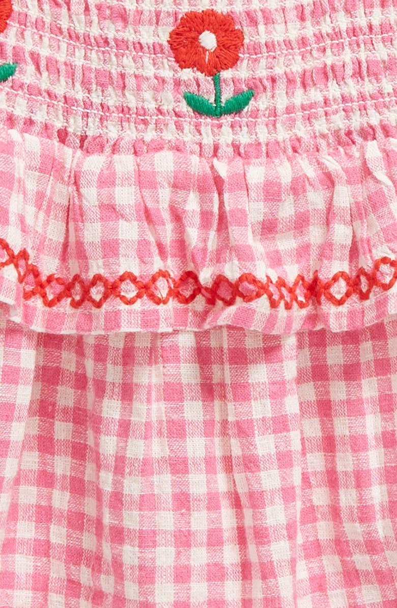 Mini Boden Kids' Embroidered Smocked Top, Alternate, color,