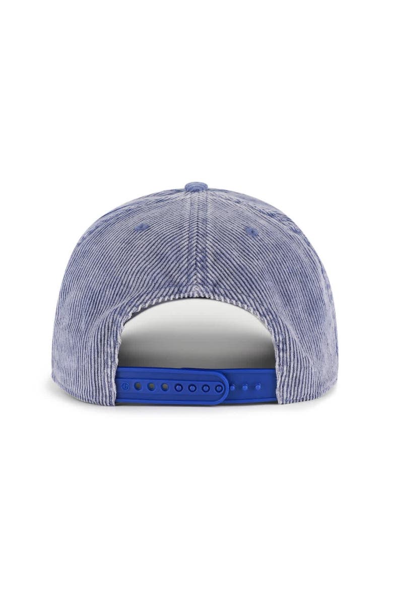 '47 Men's '47  Blue New York Knicks Reclaim Snow Wash Corduroy Adjustable Hitch Hat, Alternate, color, Blue
