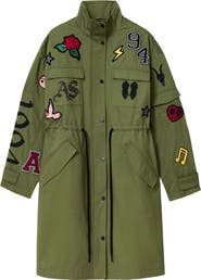 AllSaints Aria Patch Parka