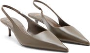 MANGO Tom Slingback Pointed Toe Pump