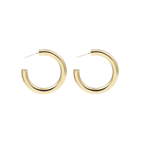 Hollywood Sensation Bold And Beautiful Hoop Earrings In Gold