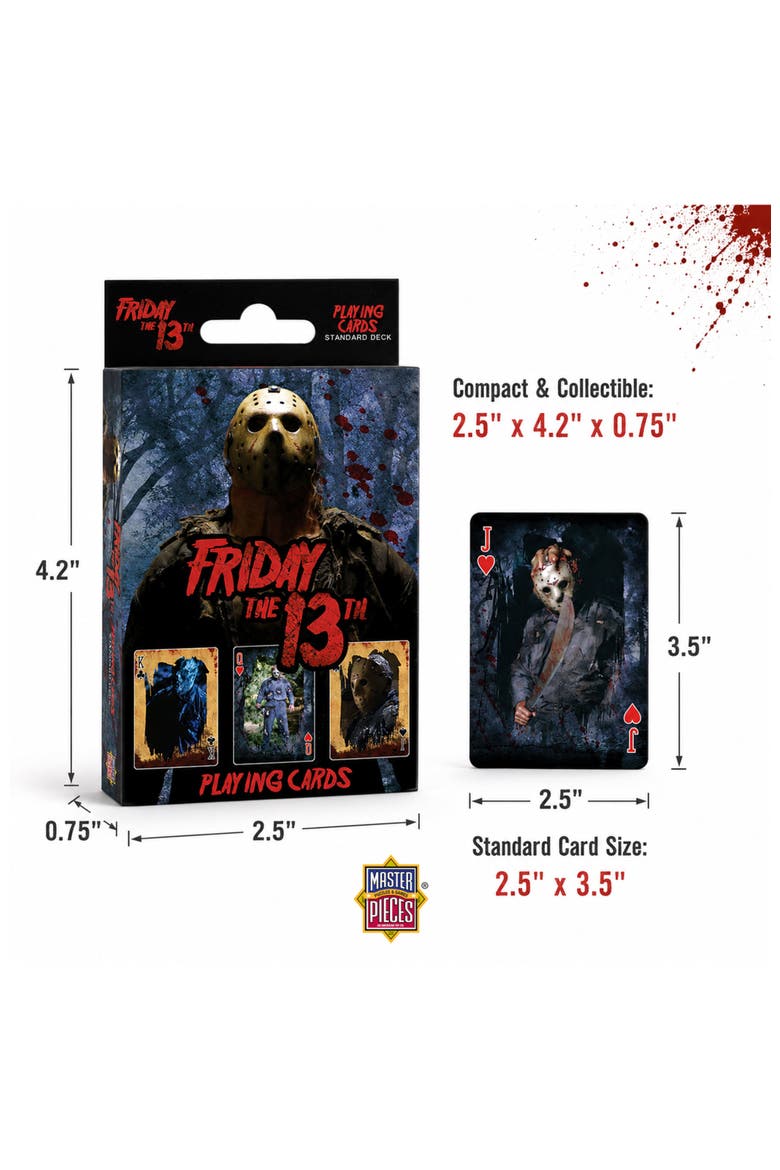 Friday the 13th Playing Cards, Alternate, color, Multicolor
