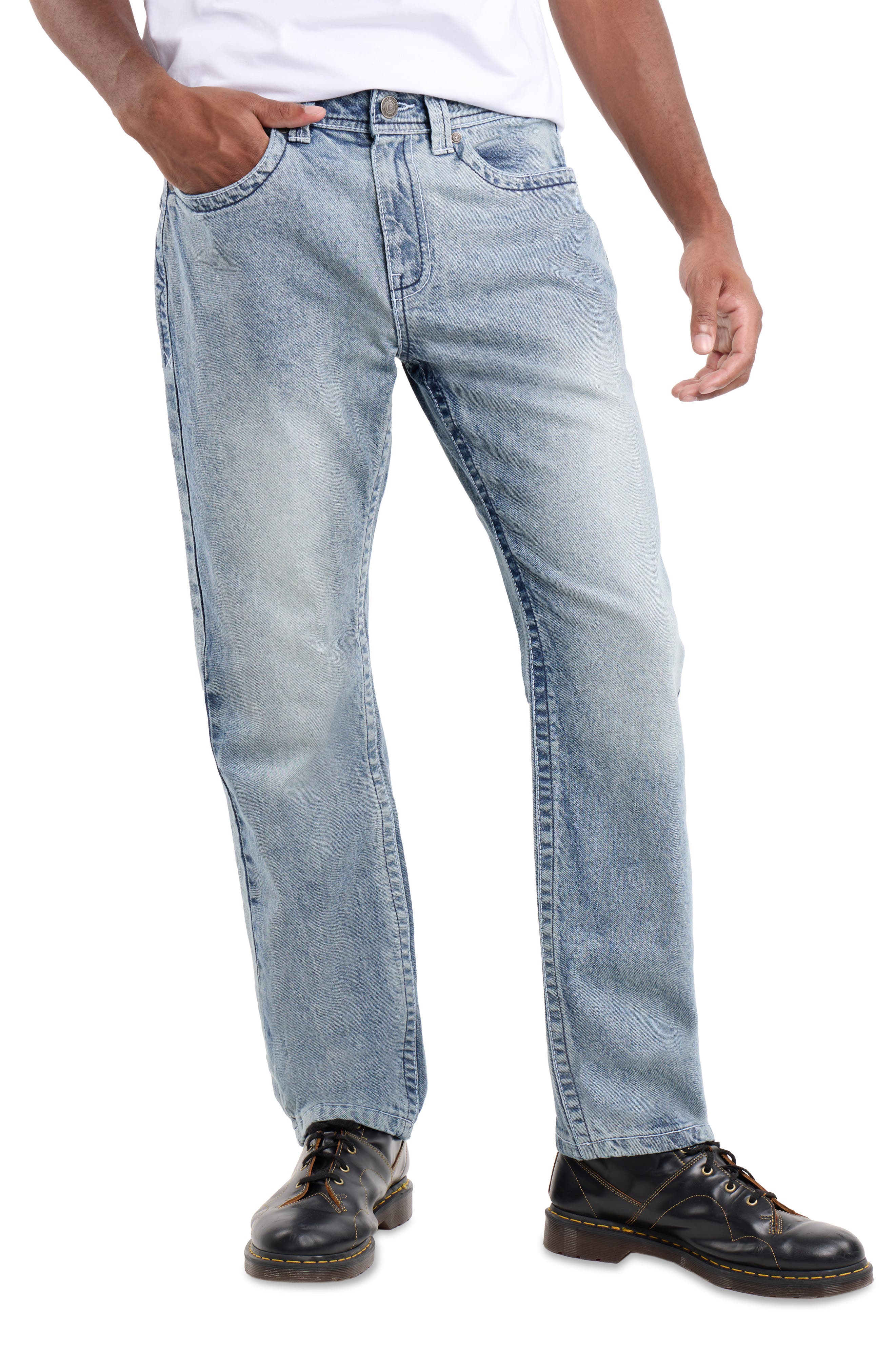 XRAY Saddle Stitch Straight Leg Jeans