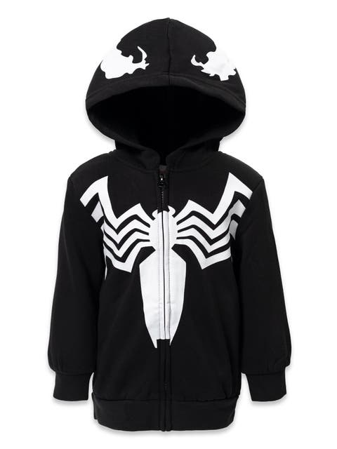 Spider-Man Cosplay Fleece Zip-Up Hoodie