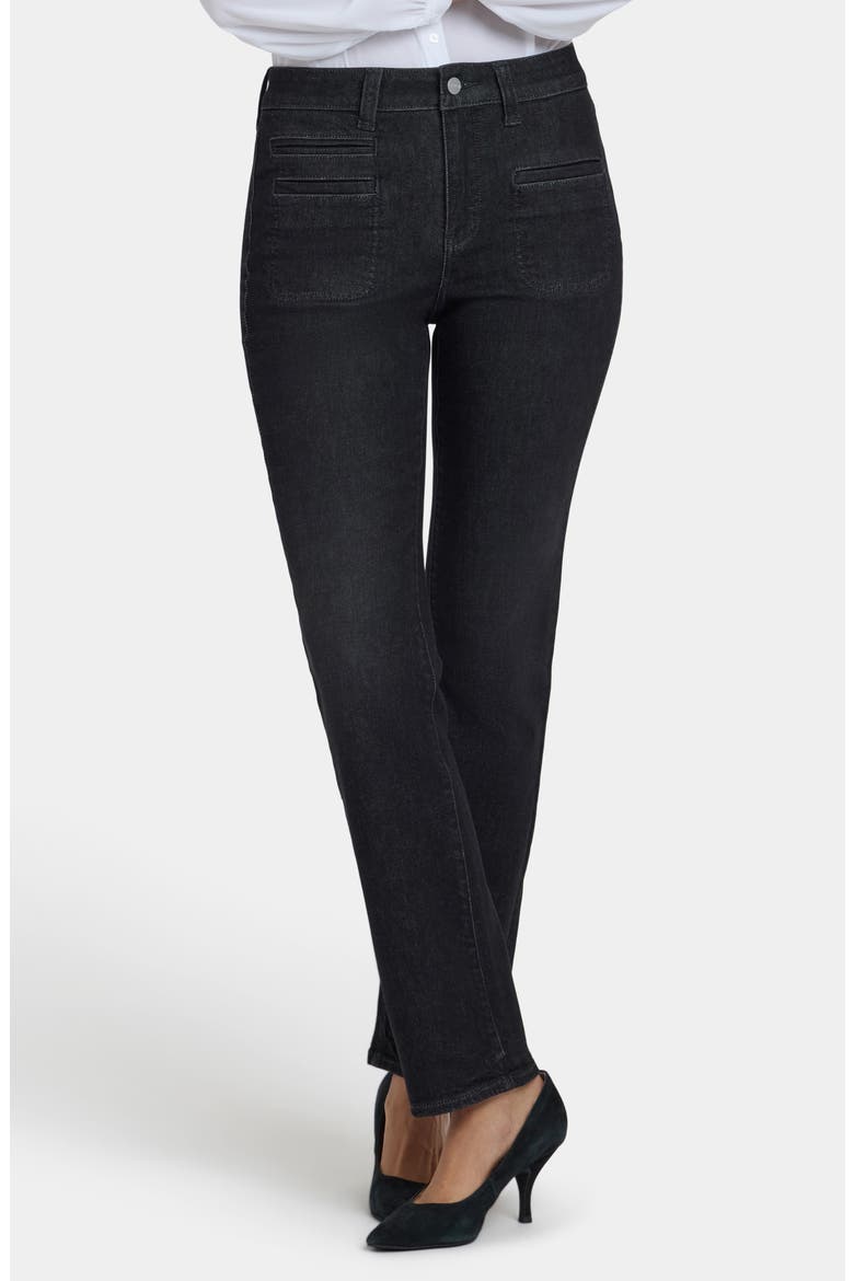 Marilyn Utility Straight Jeans, Main, color, FRENCH NIGHTFALL