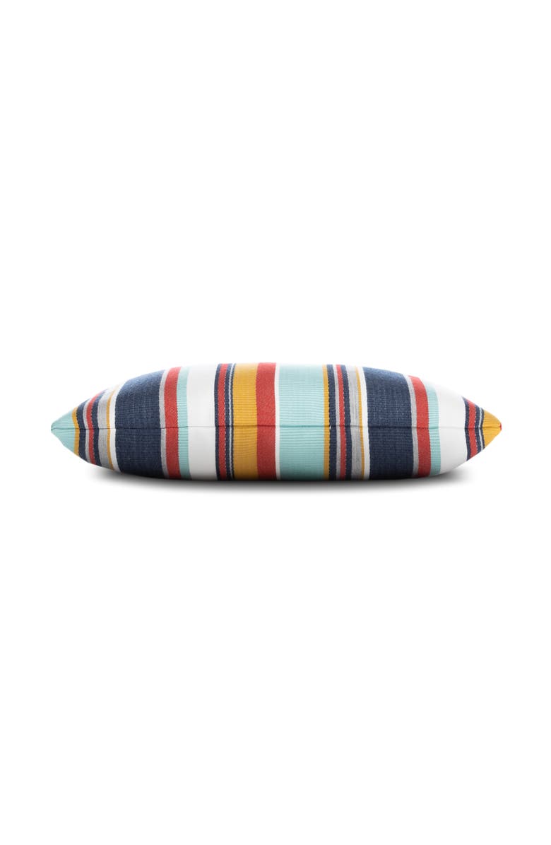 Elaine Smith Sicily Stripe Indoor & Outdoor Woven Accent Pillow, Alternate, color, Multi