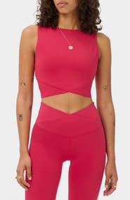 Sweaty Betty All Day Cropped Wrap Performance Tank