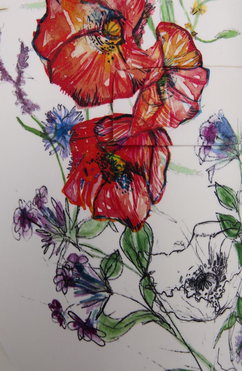 McQueen Print Wool Jacket, Alternate, color, White Multi