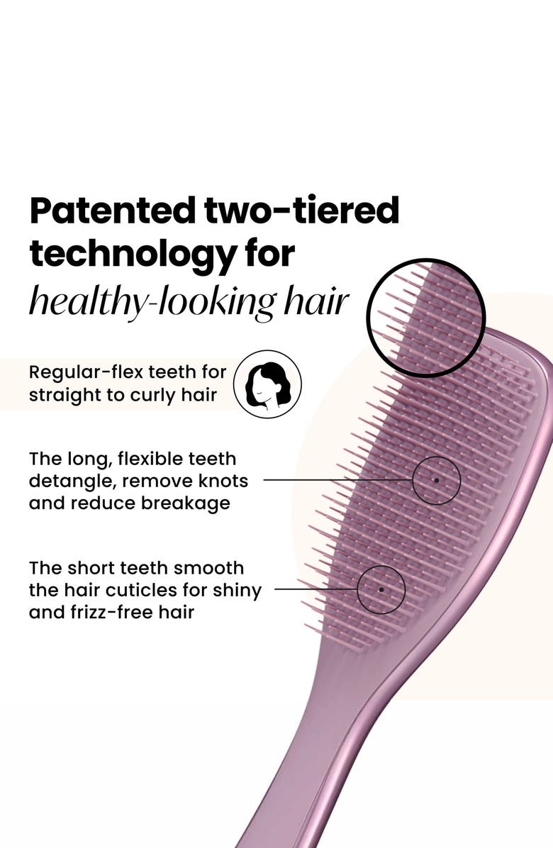 Tangle Teezer Chrome Ultimate Detangler Hairbrush, Alternate, color, Copper Mauve