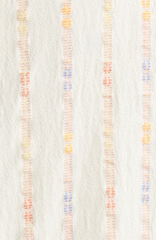 Wax London Didcot Stripe Camp Shirt In Multi